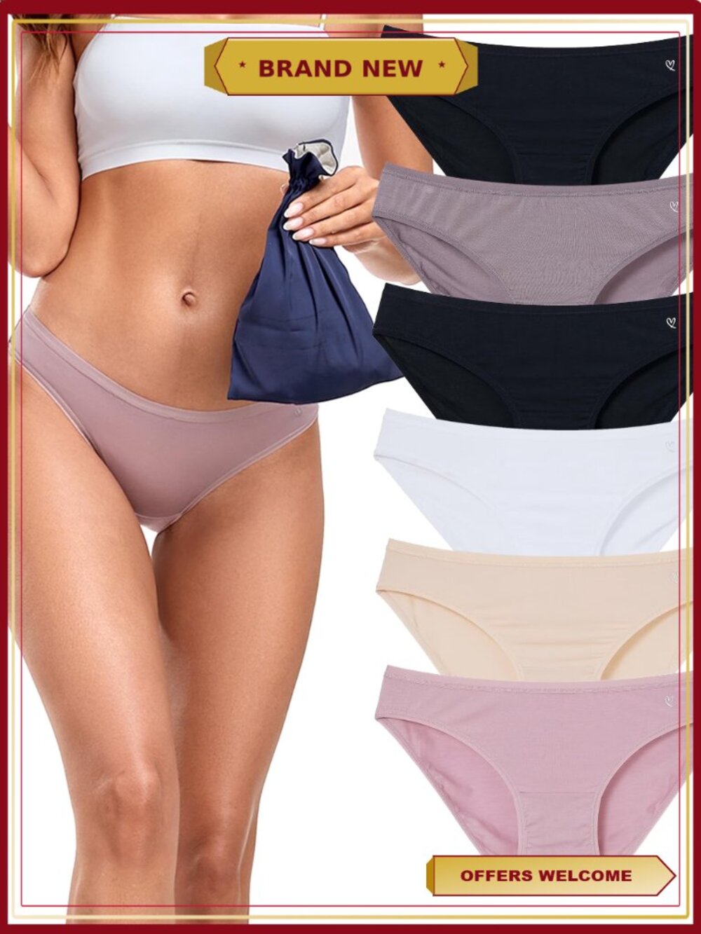 Supersoft Modal Bikini Panties for Women